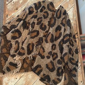 Leopard Wrap/Cardigan - OS